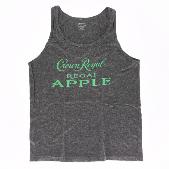 Crown Royal Regal Apple Women's Dark Grey/Gray Graphic Tank Top - Size S - GUC - Picture 6 of 10
